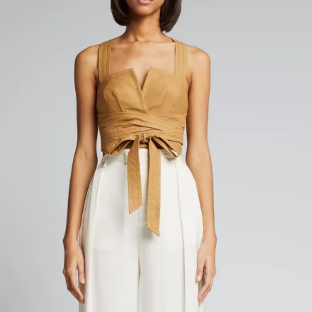 Zimmerman Postcard Bustier Wrap Top